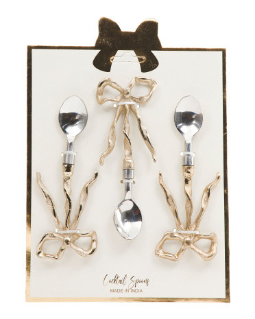 3pk Bow Serving Spoons | TJ Maxx