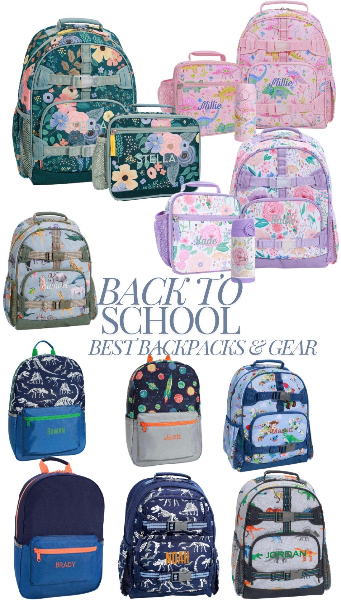 Back to school gear / back to school backpacks for boys / back to school for girls / boys backpacks / girls backpacks / personalized back to school gear / personalized backpacks / monogrammed backpacks and lunchboxes 

#LTKFamily #LTKKids #LTKBaby