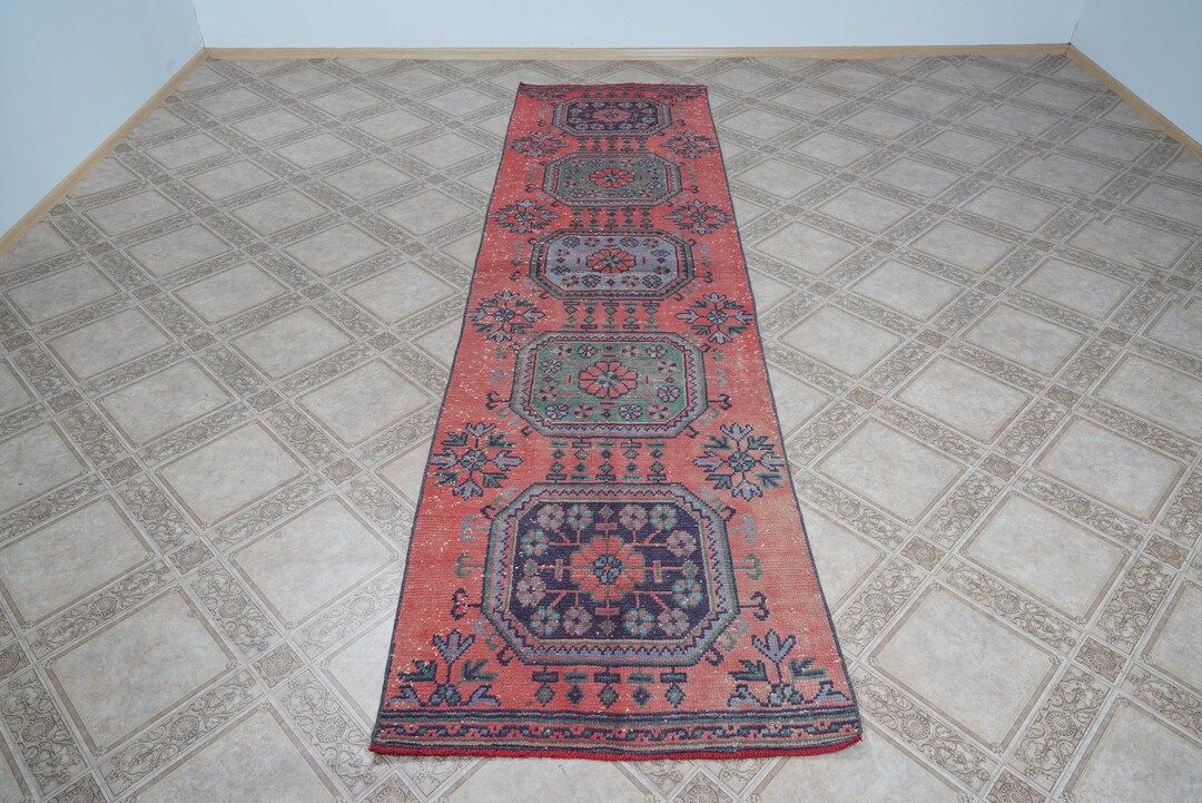turkish runner rug, oushak runner 3x10, vintage runner rug, 3x10 turkish rug, antique runner, vin... | Etsy (US)