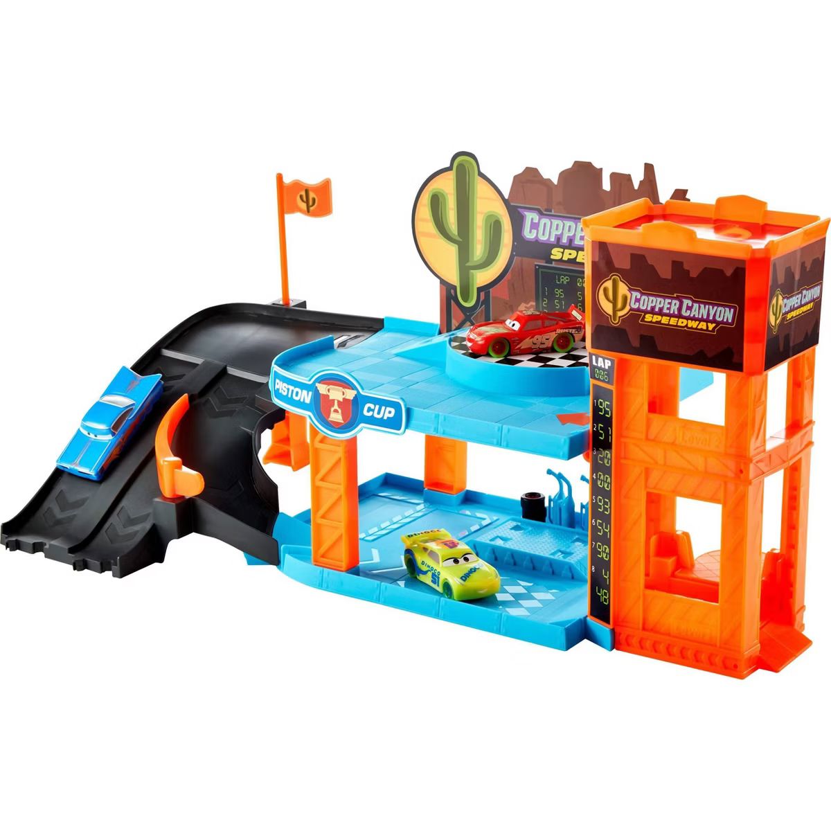 Disney and Pixar Cars Glow Racers Copper Canyon Glowing Garage Playset | Target