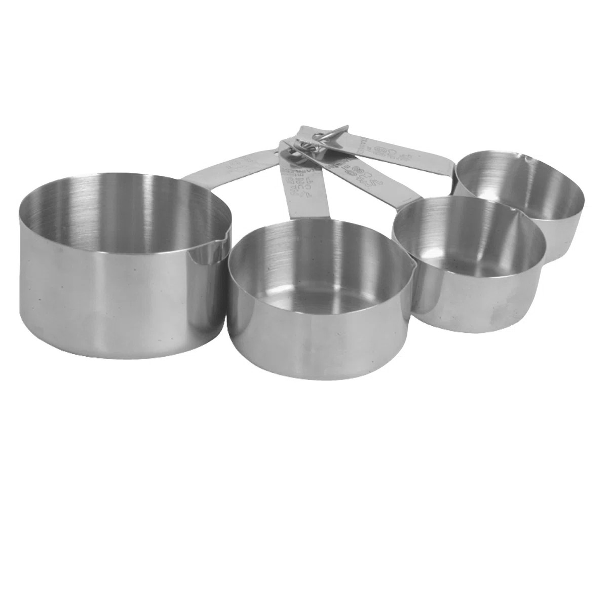 Thunder Group Inc. 4 -Piece Stainless Steel Measuring Cup Set | Wayfair North America