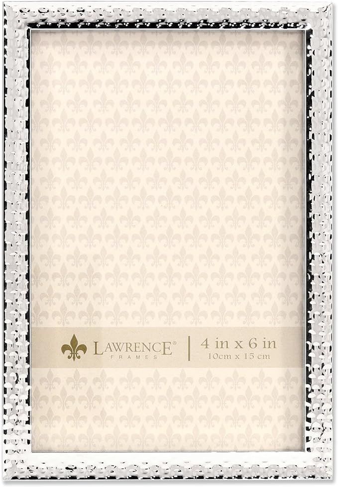 Lawrence Frames 713046 Metal with Hammer Effect, 4x6, Silver | Amazon (US)