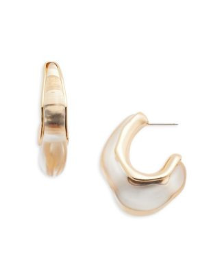 Structural Freeform Hoop Earrings in 16K Gold Plated - Exclusive | Bloomingdale's (US)
