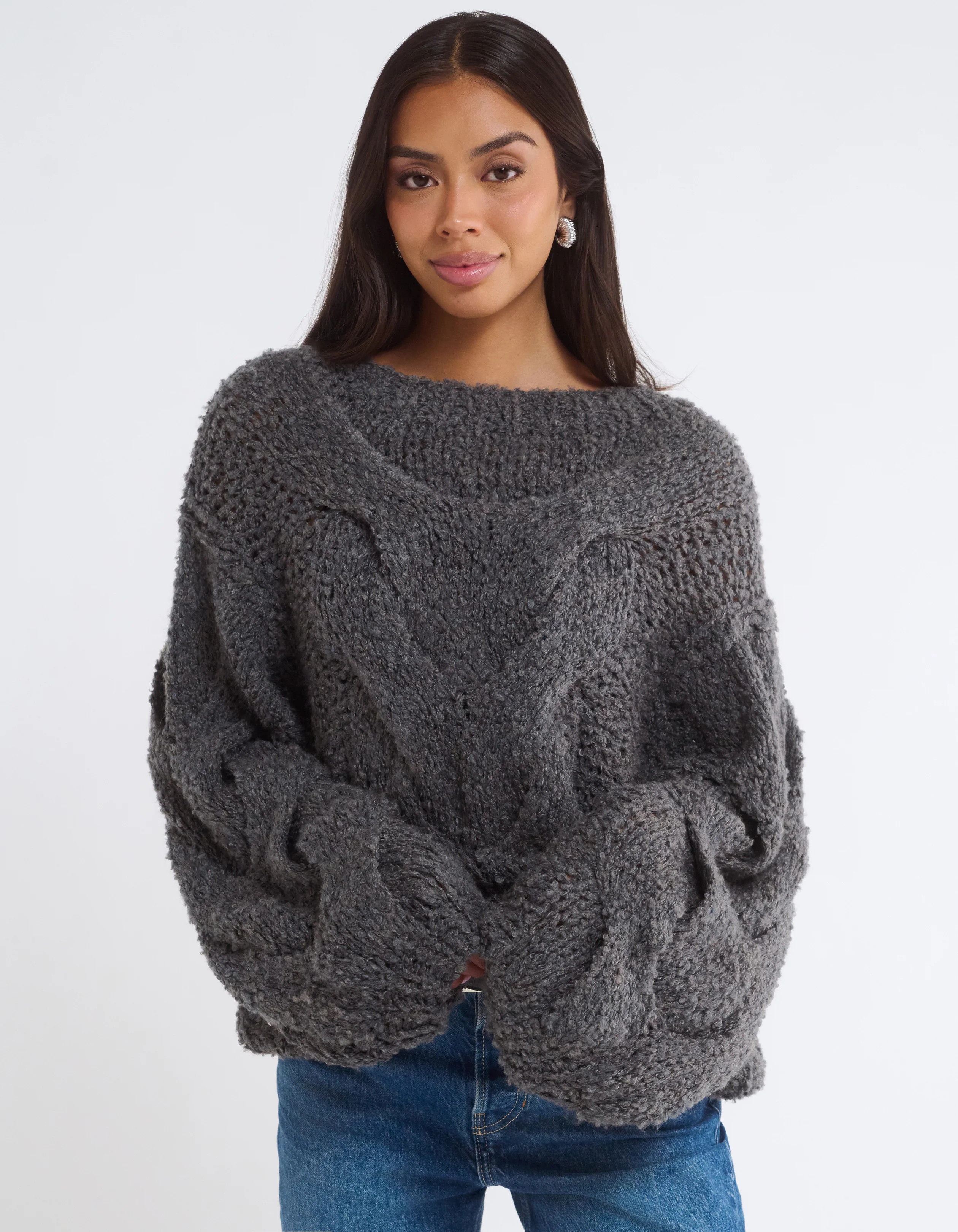 Nonna Sweater | Charcoal | Rumored