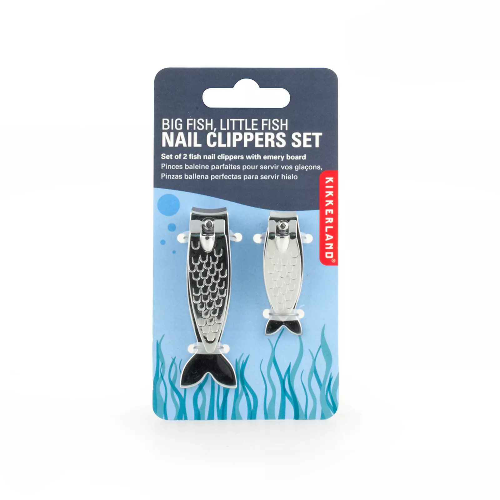 Kikkerland Big Fish, Little Fish Nail Clippers Set, None | Kohl's