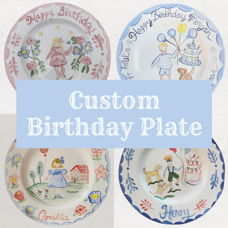 CUSTOM Birthday Plate | Etsy (US)