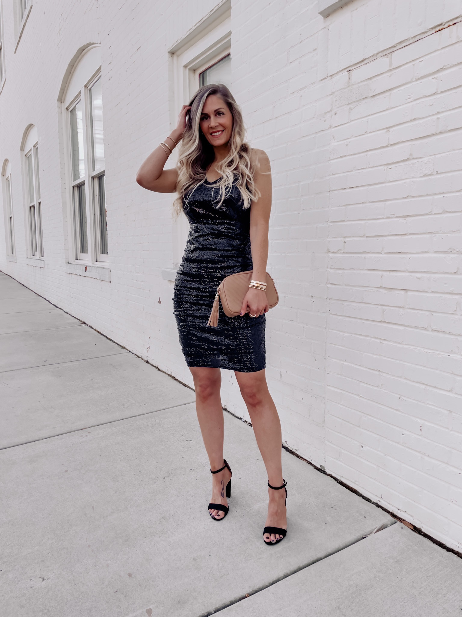 Nothing says HOLIDAYS like sequins and bows!! I LOVE this sequin dress!!! It fits true to size, and it’s pull on and very stretchy. It is so soft on the inside that you don’t even notice the sequins on the outside. Paired with these cute bow heels makes the perfect statement for any holiday Christmas party. 

Tags: holiday outfit - holiday fashion - black bow heels - dressy Christmas outfit - Christmas party outfit - Christmas party fashion - cute Christmas outfit - holiday skirt sequin mini skirt - oversized sweater - Christmas party dress - Christmas dress - holiday dress - sequin dress - dresses - sequin dresses - new years outfit - New Year’s Eve dress - new year party - NYE

#LTKGiftGuide #LTKSeasonal #LTKHoliday