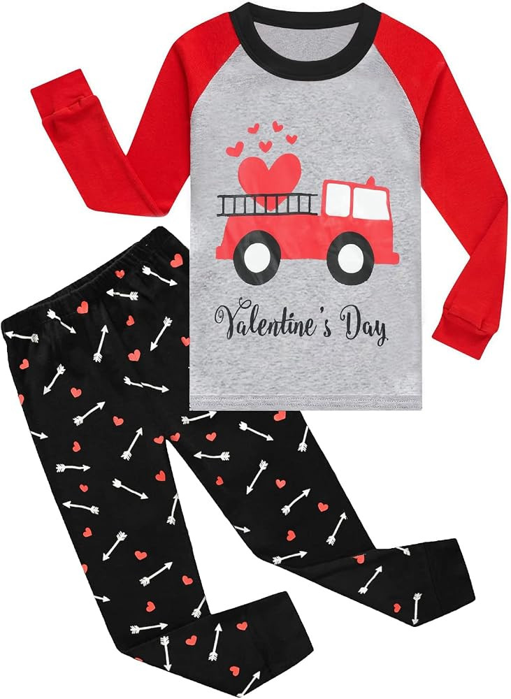 Little Hand Toddler Boys Pajamas Monster Truck Cotton Kids Dinosaur 2 Piece Planets Pjs Sleepwear... | Amazon (US)