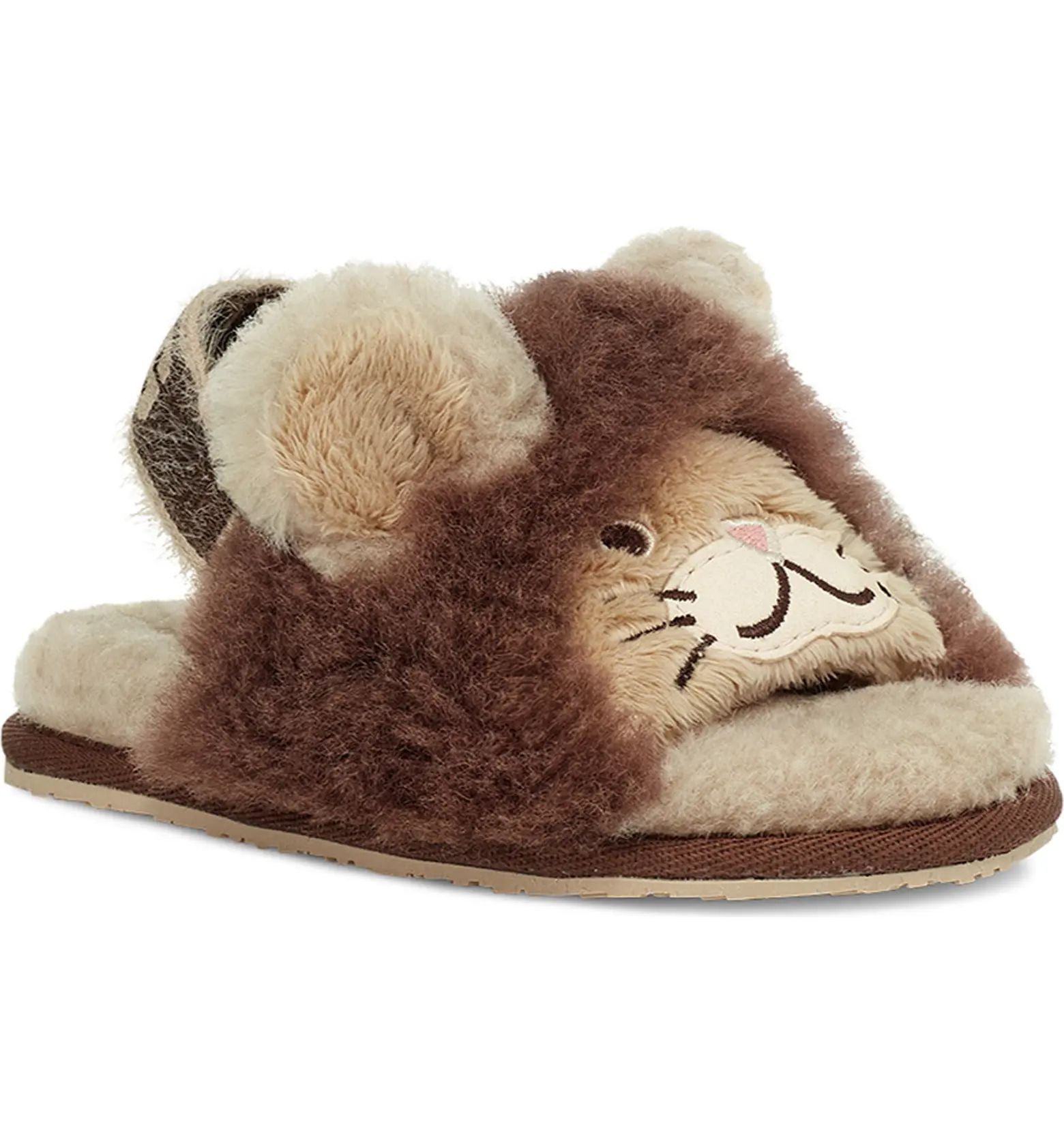 UGG® Fluff Yeah Lion Stuffy Genuine Shearling Slipper | Nordstrom | Nordstrom