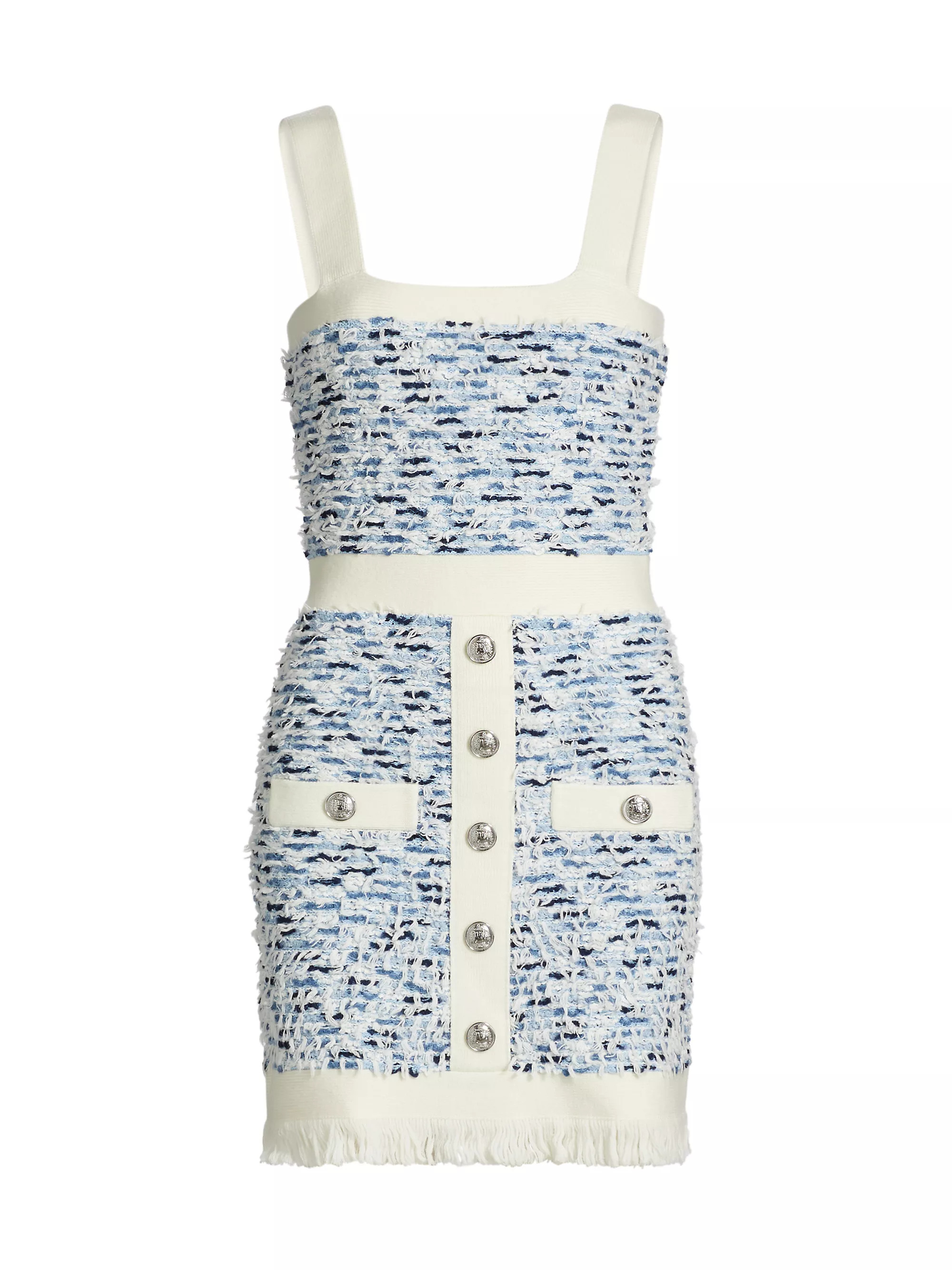 Tweed Sleeveless Minidress | Saks Fifth Avenue