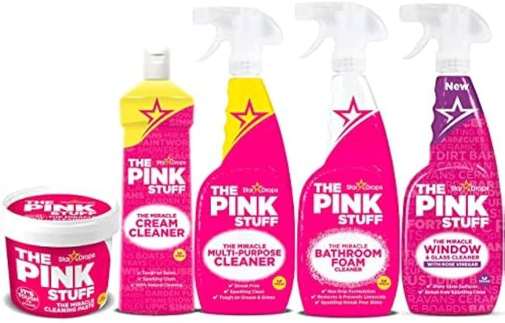 Stardrops - The Pink Stuff - The Miracle Cleaning Paste, Multi-Purpose Spray, Bathroom Foam Spray... | Amazon (US)