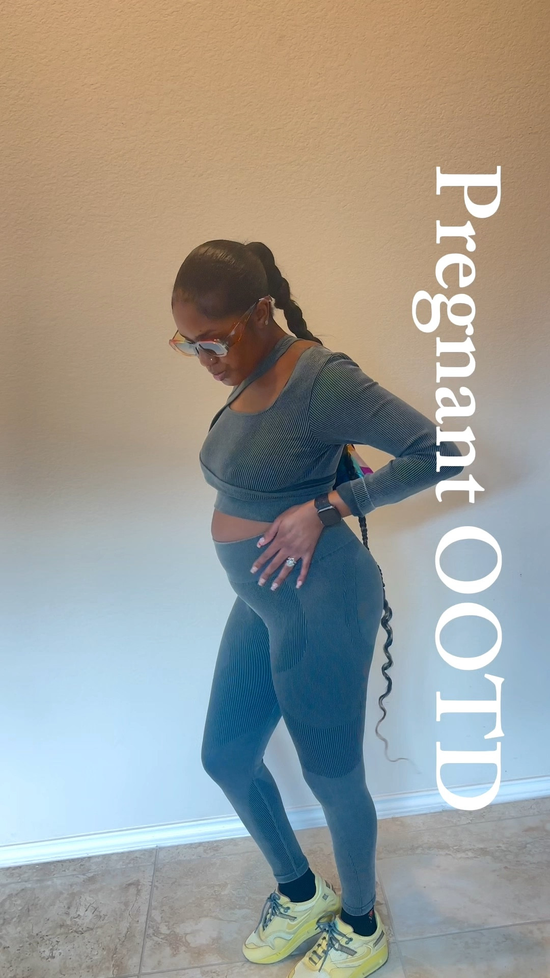 Cute pregnant errand OOTD! I love a comfortable set! 

#LTKootd #LTKBump #LTKmomlife