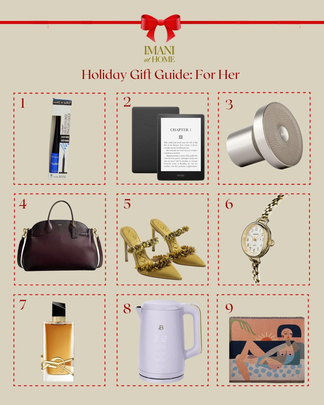 Holiday Gift Guide: For Her 

 