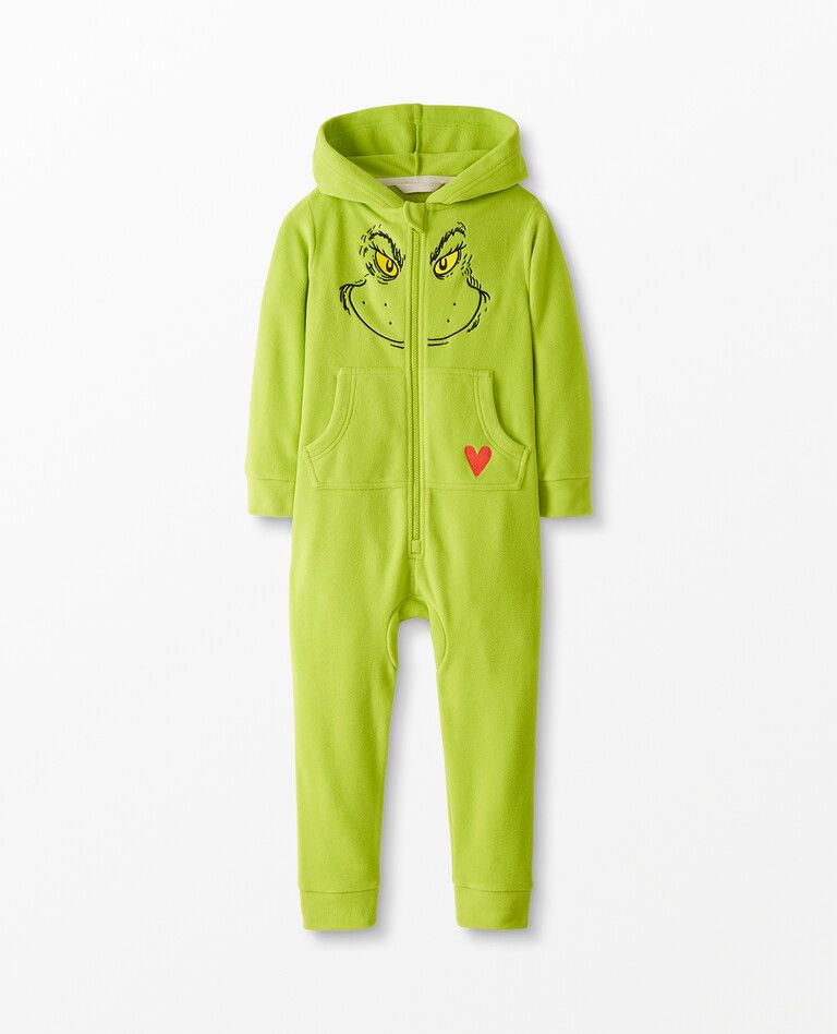Recycled Microfleece Dr. Seuss Grinch Play Suit | Hanna Andersson