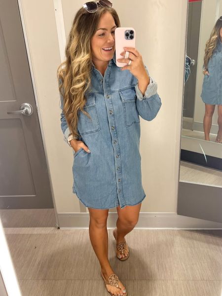 A few fall favorites from target; mix and match for added value! Target Womens outfit ideas // affordable fall outfit // fall ootd // denim dress

#LTKSeasonal #LTKstyletip #LTKunder50