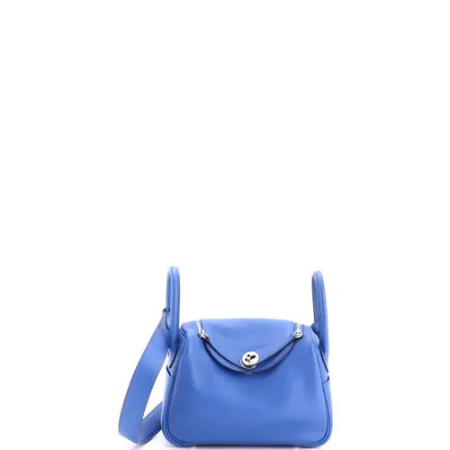 Pre-Owned Hermes Lindy Bag Swift Mini in Blue at Nordstrom, Size X-Small | Nordstrom