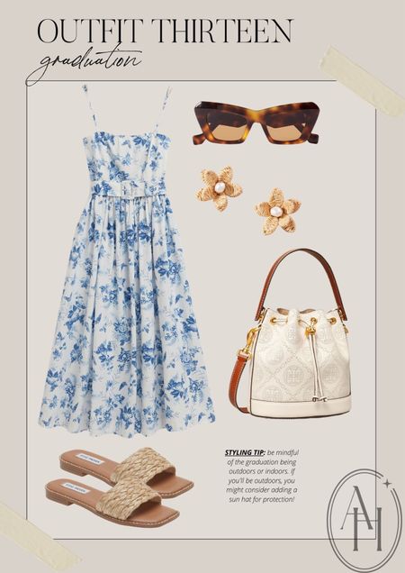 Stunning blue floral print dress perfect for a graduation or baby shower! 

#LTKFind #LTKstyletip #LTKSeasonal