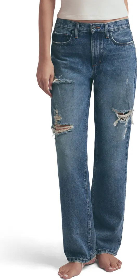 The Tommy Ripped Straight Leg Jeans | Nordstrom Rack