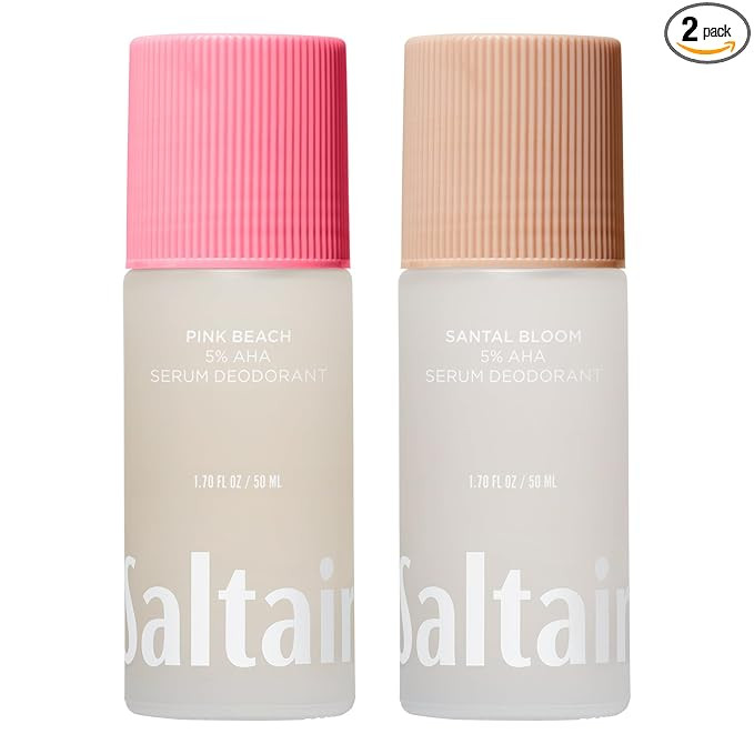 Saltair Serum Deodorant Signature Scents 2 Pack. 5% AHA Formula. Lactic Acid and Mandelic Acid De... | Amazon (US)