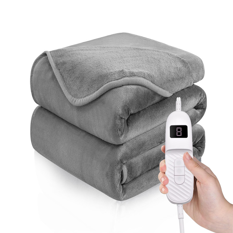 Riousery 62" x 84" Electric Heated Throw Blanket Twin Size with 10 Heating Levels & 1- 8H Auto-of... | Walmart (US)