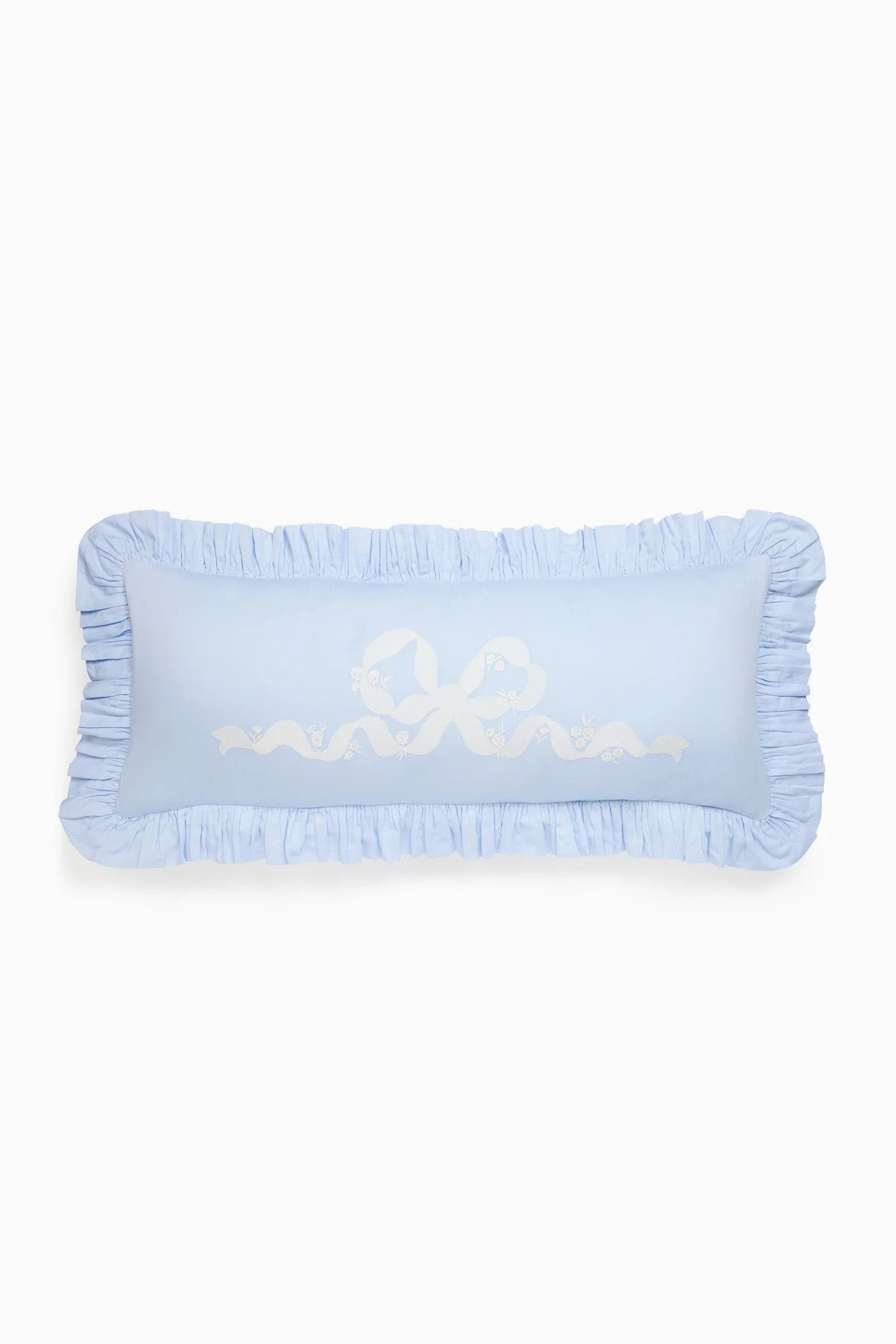 Boheme Ruffled Lumbar Pillow | LoveShackFancy