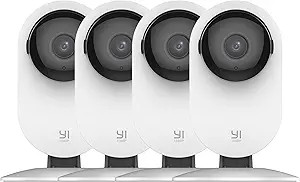 YI 4pc Security Home Camera, 1080p 2.4G WiFi Smart Indoor IP Cam with Night Vision, 2-Way Audio, ... | Amazon (US)