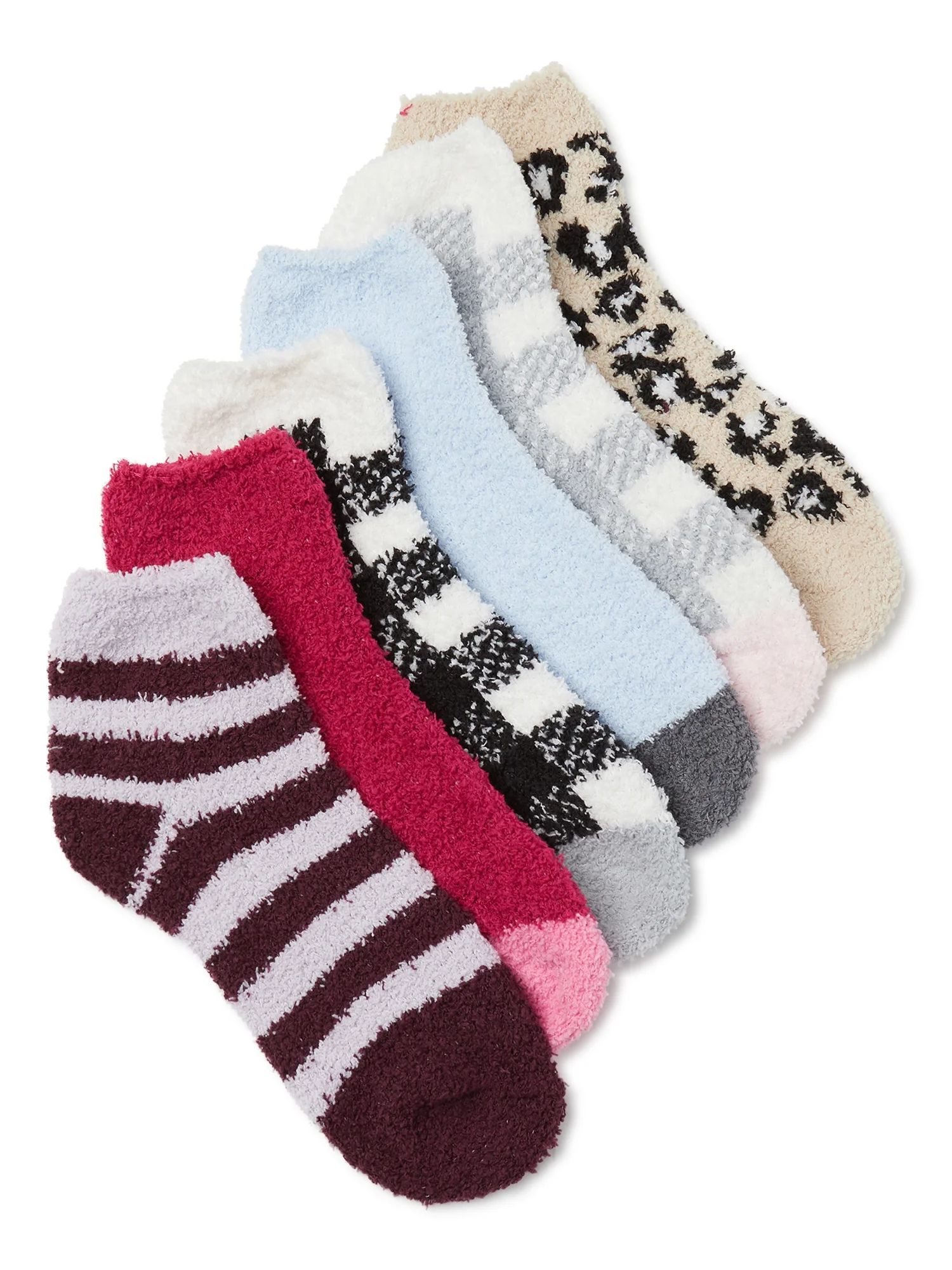 Joyspun Women's Cozy Anklet Socks, 6-Pack | Walmart (US)