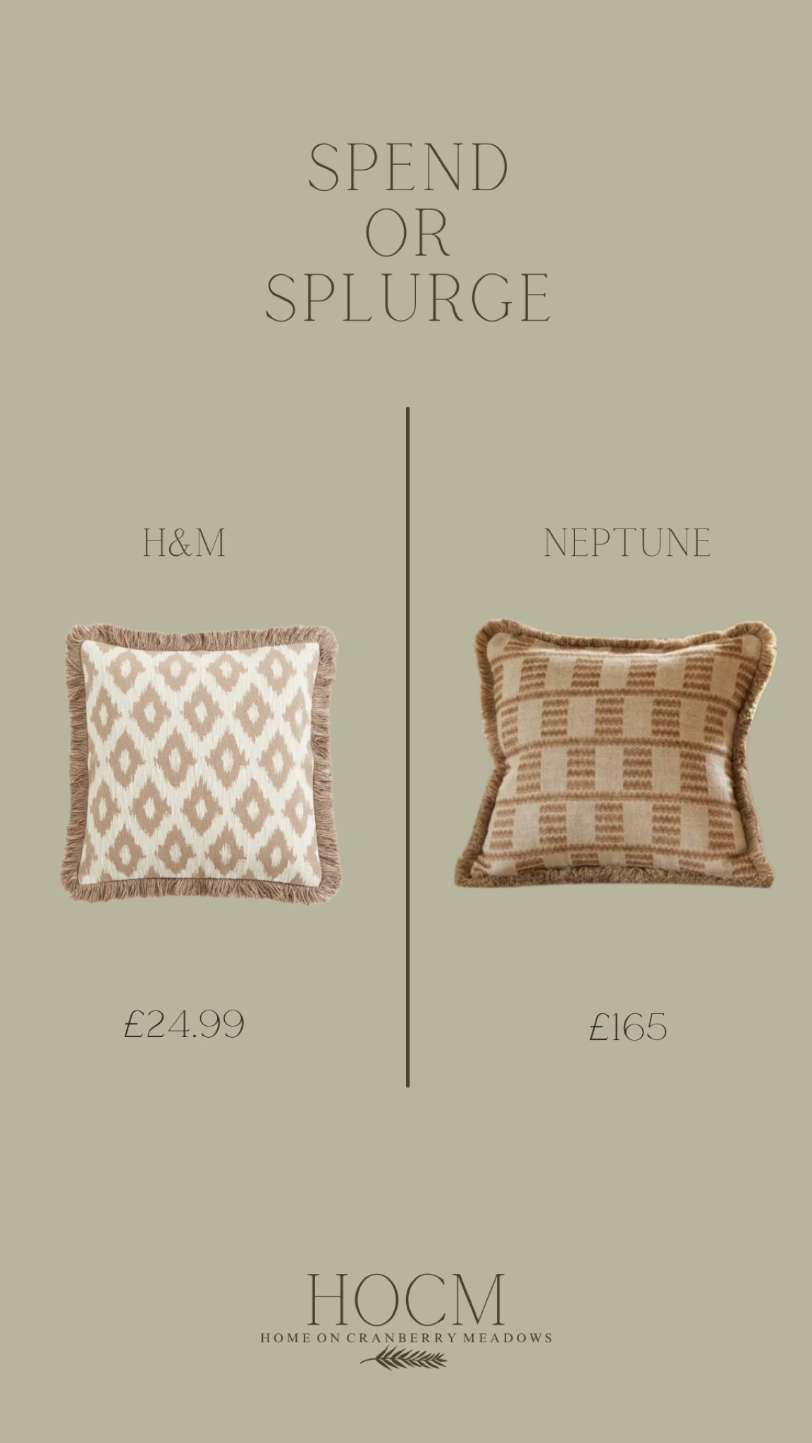 Would you rather spend or splurge on this jacquard weave cushion? 

#LTKeurope #LTKhome #LTKSeasonal