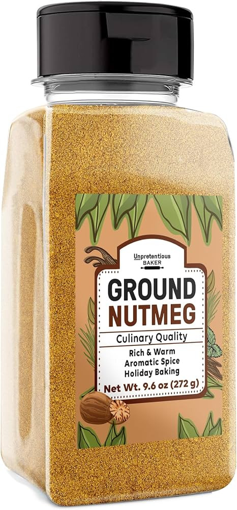 Unpretentious Ground Nutmeg, 9.6 oz, Rich & Warm, Traditional Spice, Aromatic | Amazon (US)