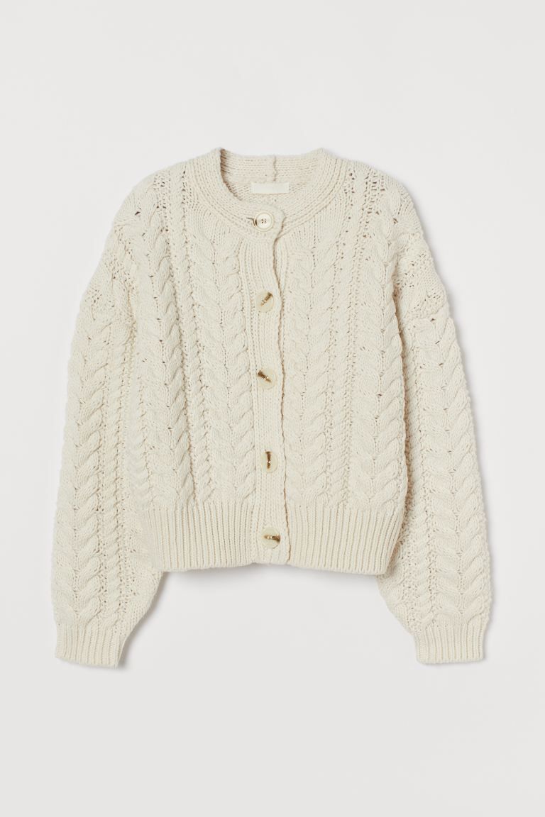Cable-knit cardigan | H&M (UK, MY, IN, SG, PH, TW, HK)