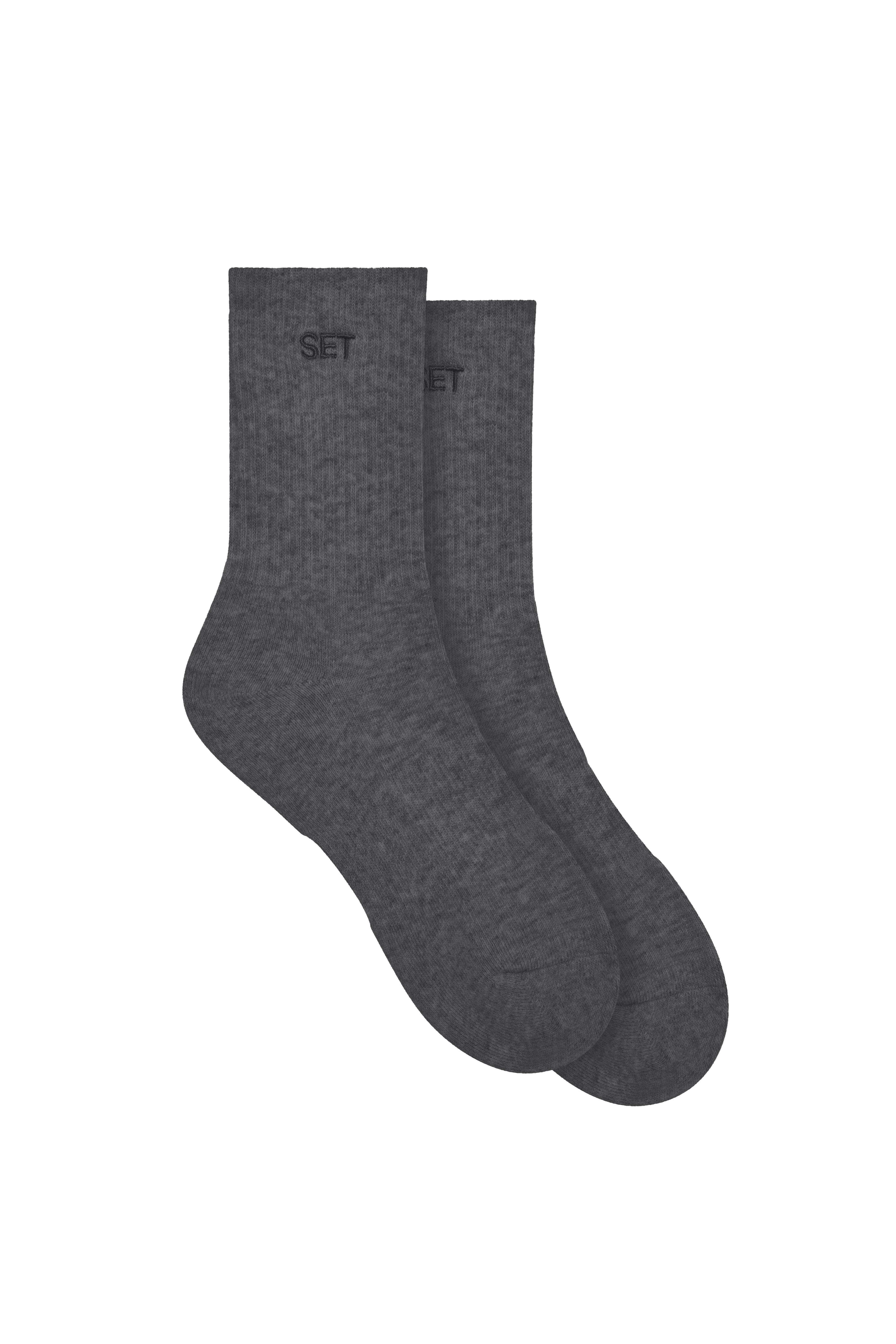 SET SOCKS - PEPPER HEATHER GREY | SET Active