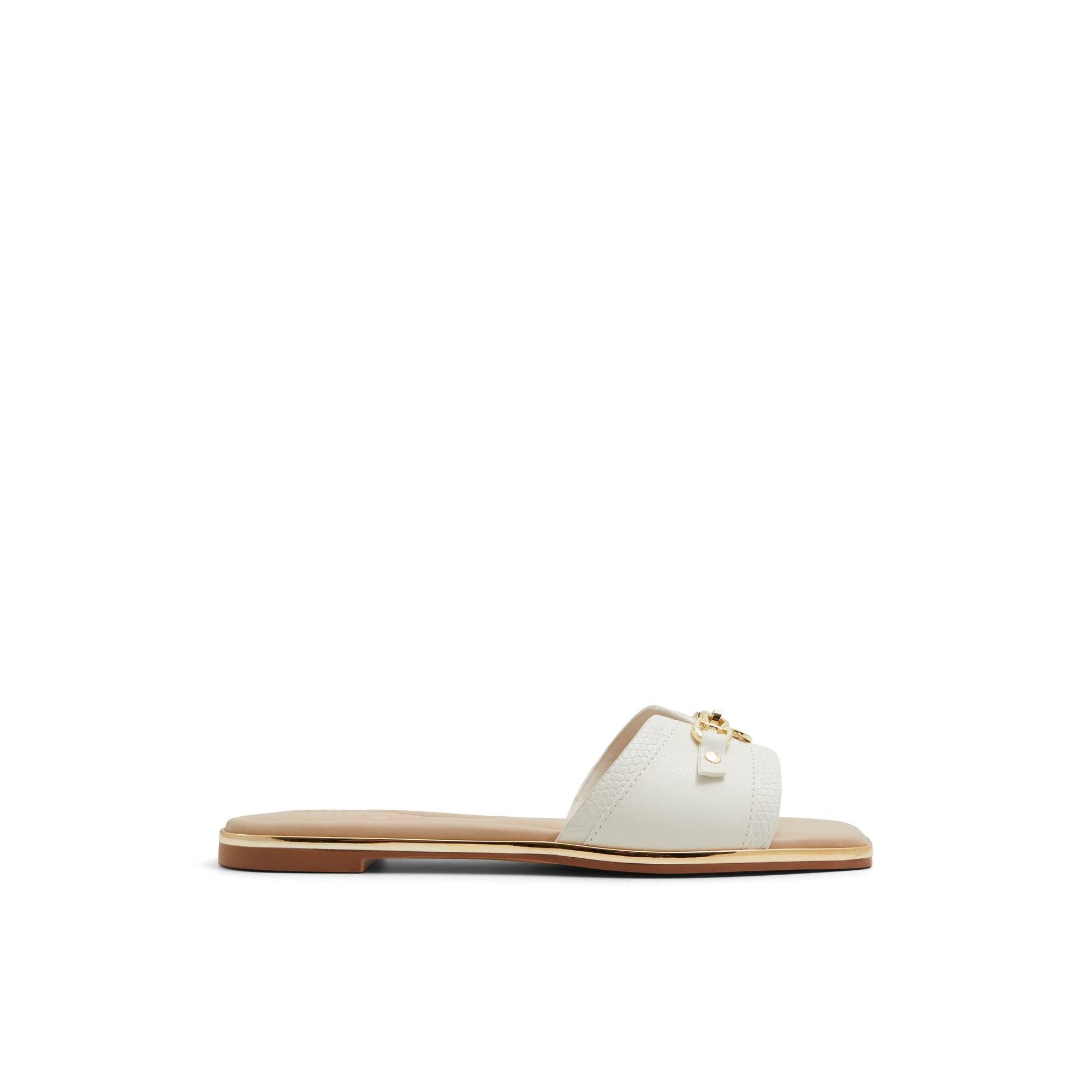 ALDO Alamassi - Women's Flat Sandals - White, Size 8.5 | Aldo Shoes (US)