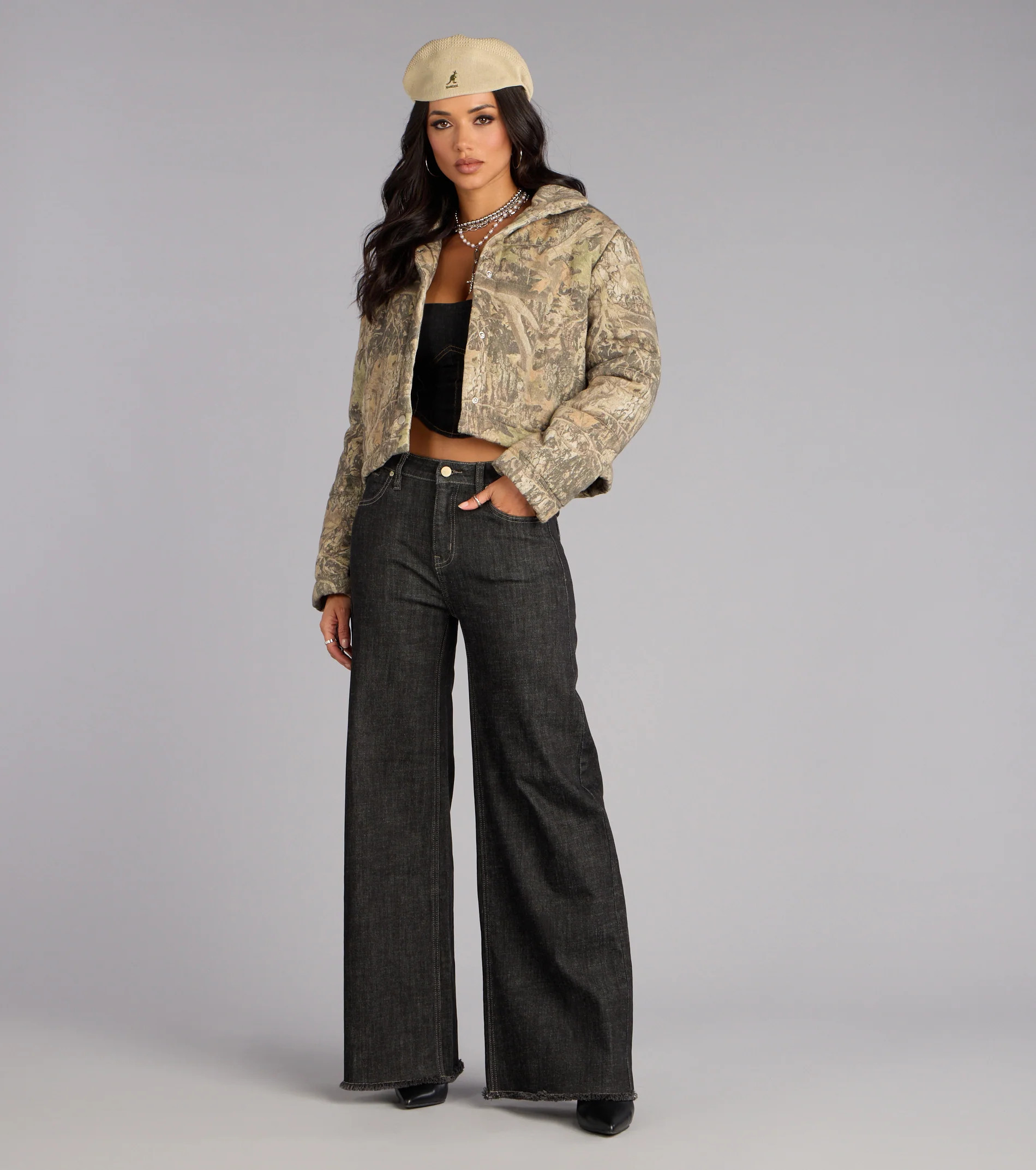 Urban Edge Camouflage Puffer Jacket | Windsor Stores