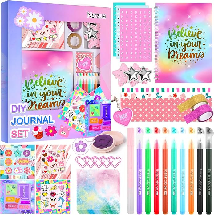 DIY Journal Kit for Girls,Toys for Ages 8-14 and Birthday Gifts for Girls | Amazon (US)