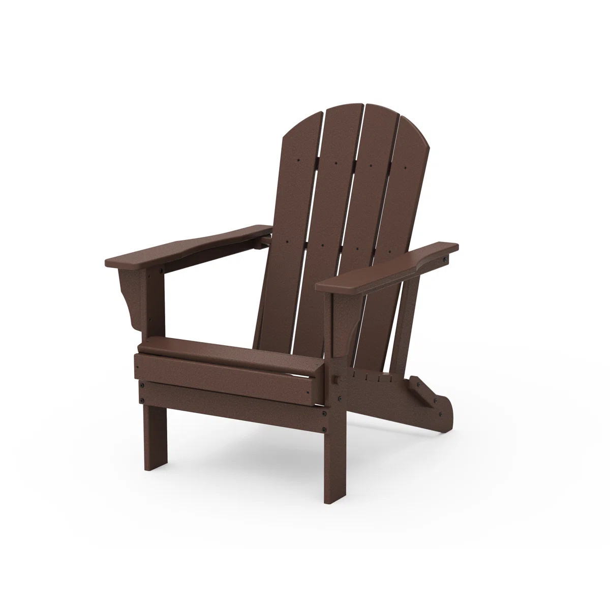 Folding Adirondack Chair in Dark Brown | Wayfair North America