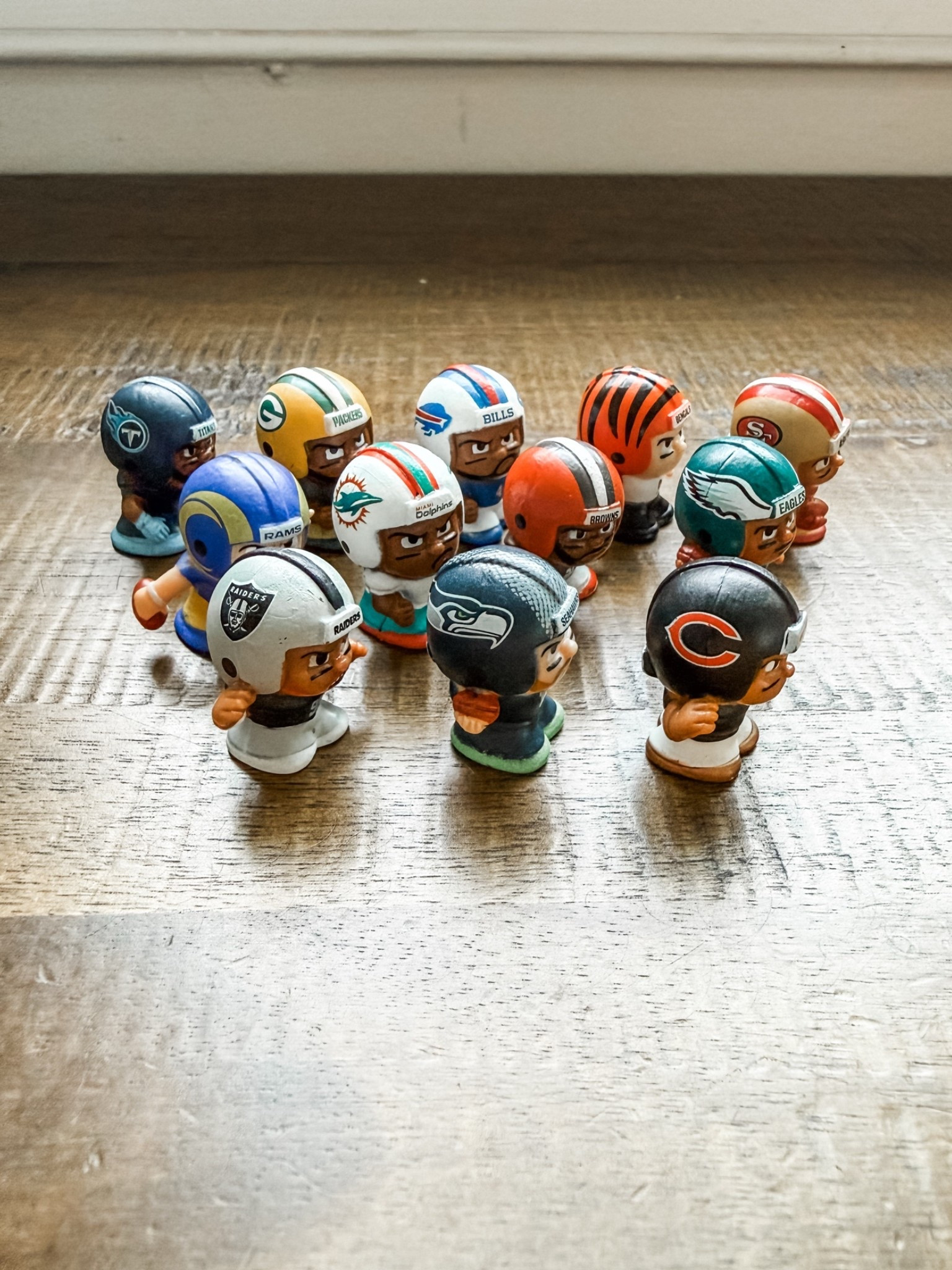 My boys' current obsession, Teenymates! They're like trading cards for this generation- they trade and collect their favorite players! 🏈

#LTKKids