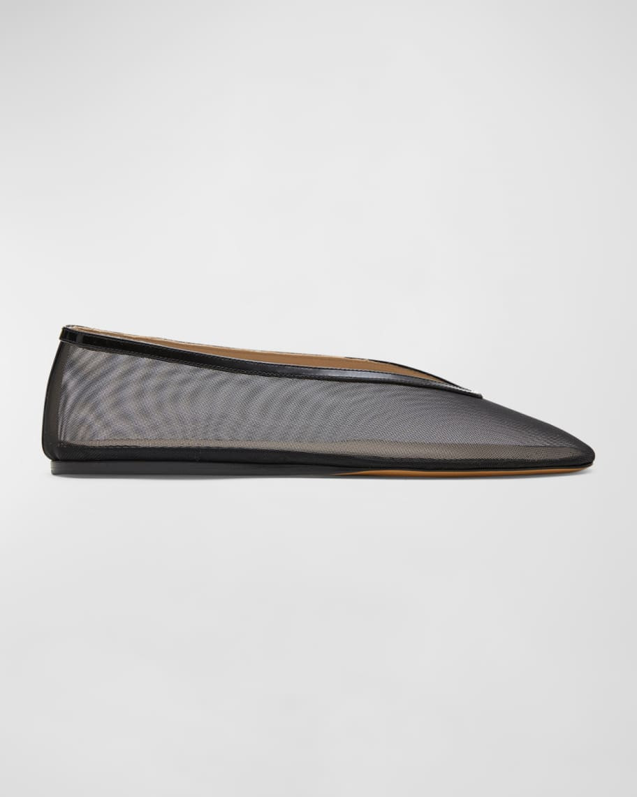 Le Monde Beryl Luna Mesh Ballerina Flats | Neiman Marcus