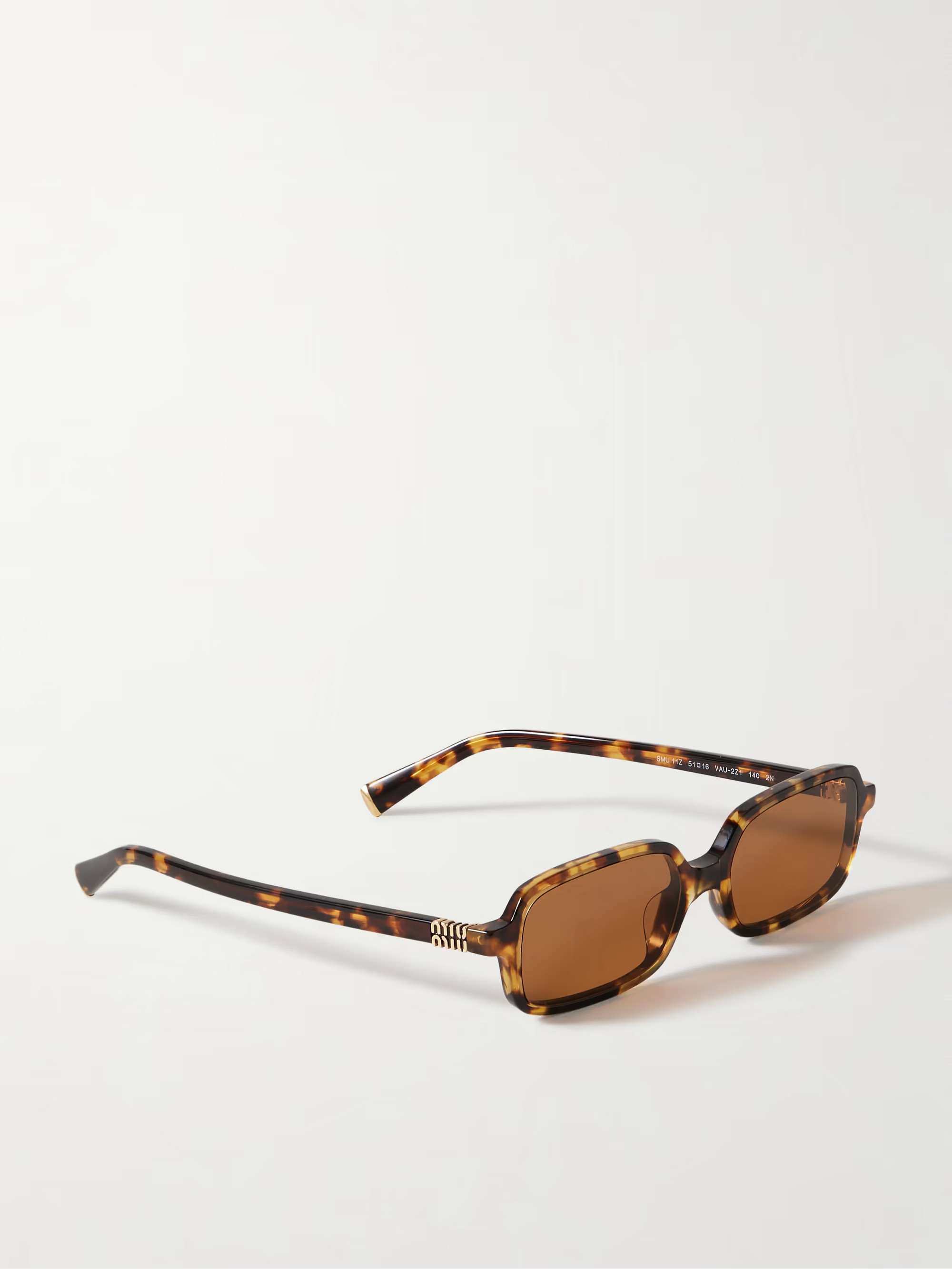 MIU MIURectangular-frame tortoiseshell acetate sunglasses | NET-A-PORTER (UK & EU)