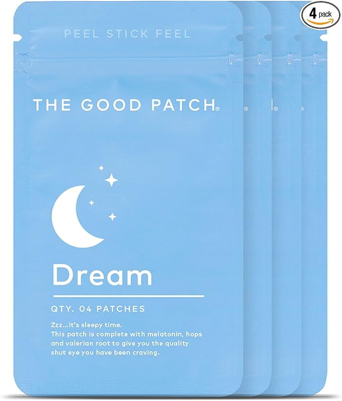 The Good Patch Plant Powered Sleep Support - Sustained Release Dream Patch with Melatonin, Hops, ... | Amazon (US)