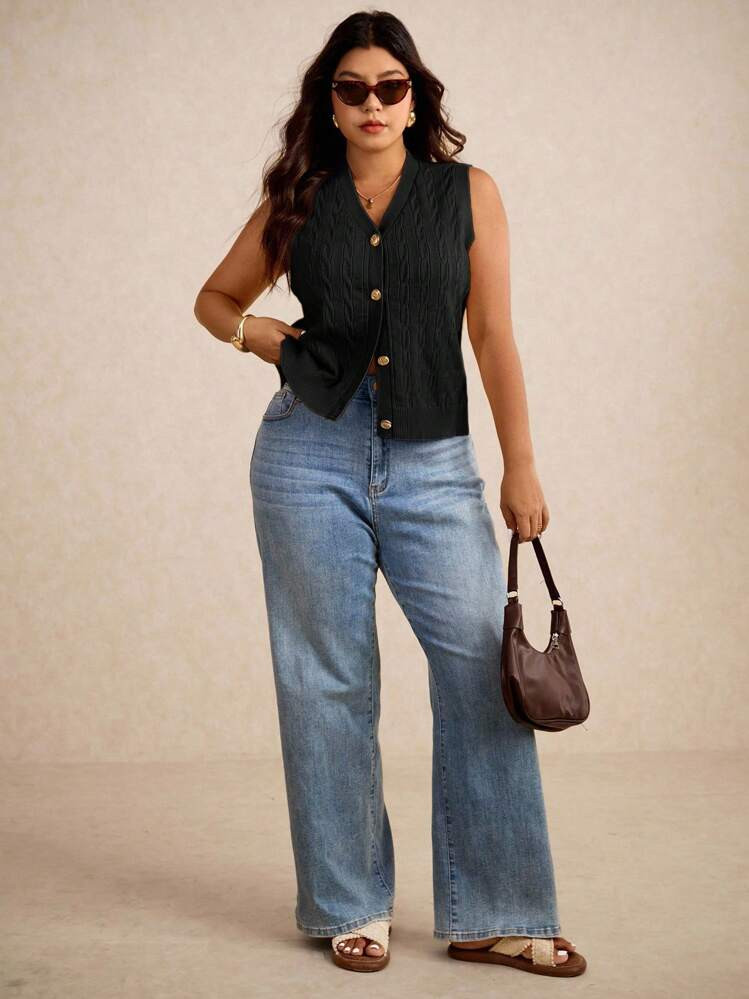 Black Vest | SHEIN