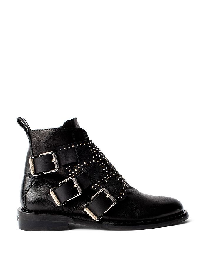 Zadig & Voltaire Women's Laureen Studded Leather Ankle Booties Women - Bloomingdale's | Bloomingdale's (US)