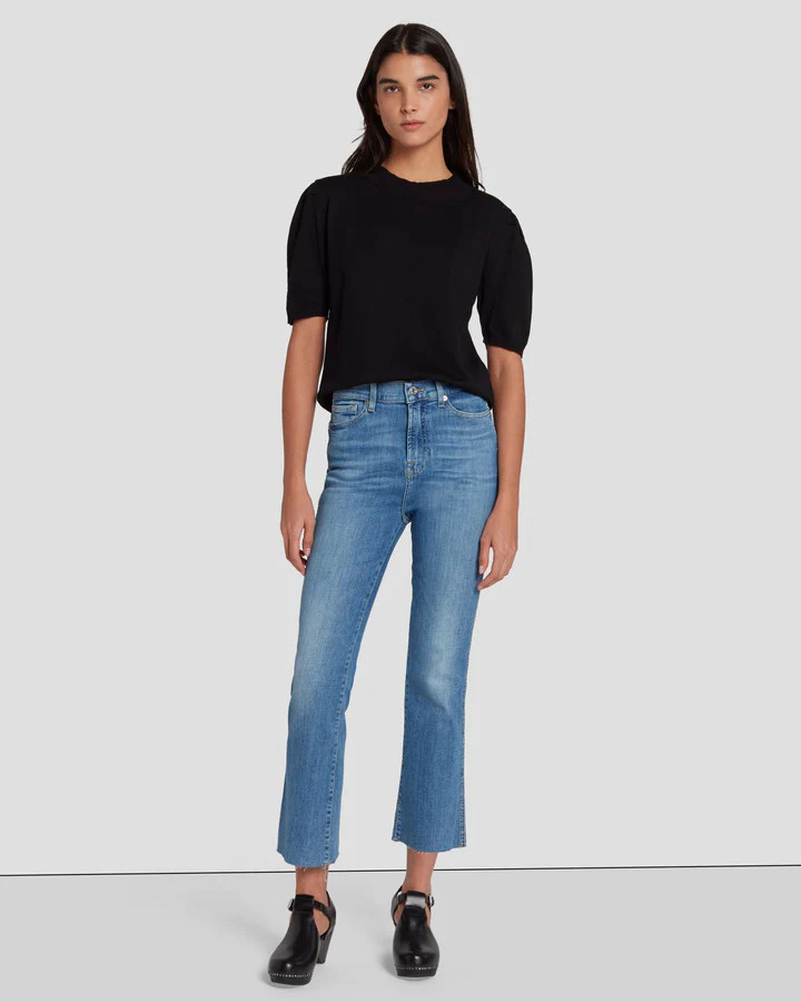 Slim Illusion High Waist Slim Kick in Within | 7 For All Mankind