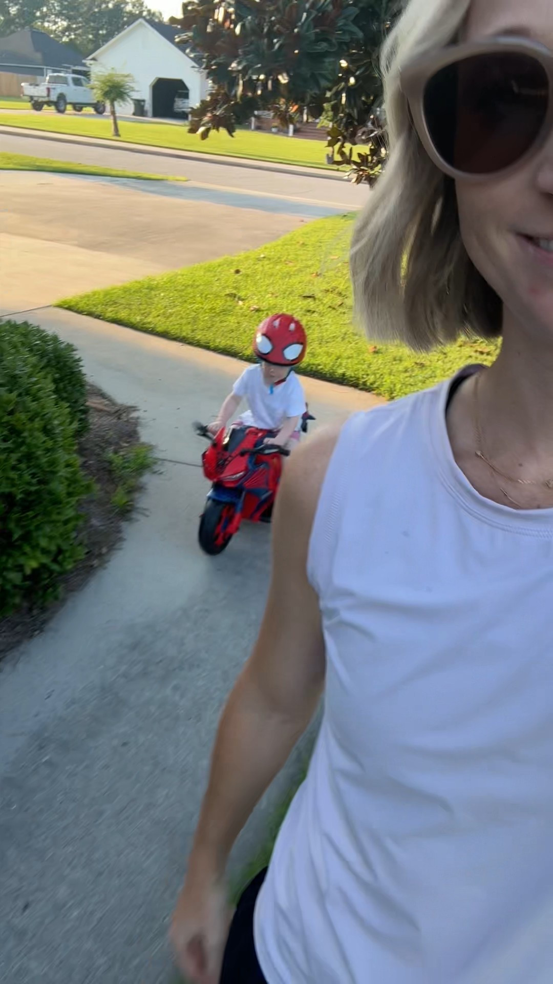 Our favorite time to ride bikes is after dinner & before bath ❤️

#LTKFamily #LTKKids