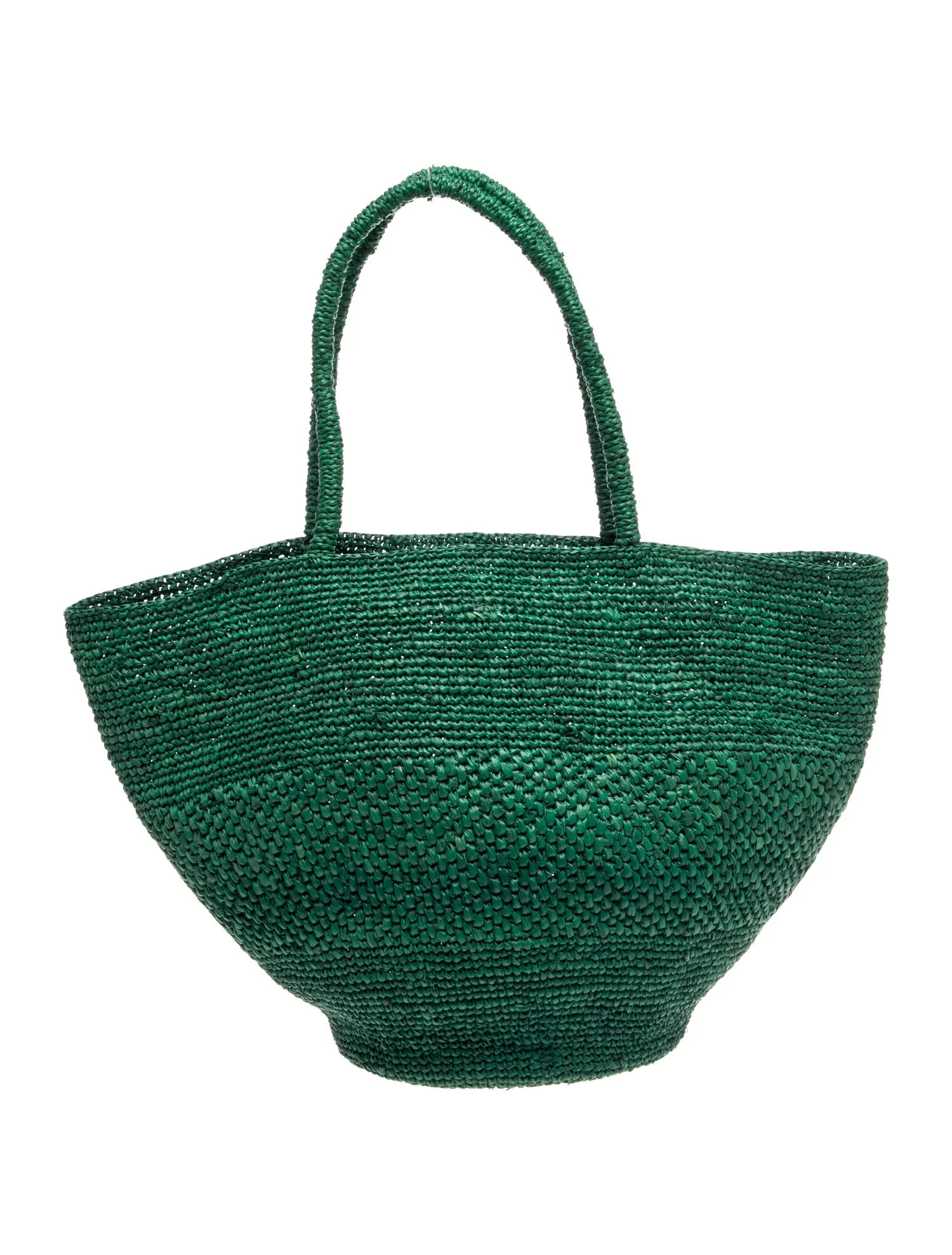 The Row Raffia Emilie - Green Totes, Handbags - THR199709 | The RealReal | The RealReal