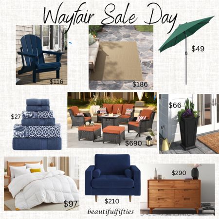Wayday sale!  today through Monday only. Select items on sale 
Bedding, bath, outdoor furniture, lighting, indoor furniture, umbrella etc for Katie, outdoor seating  

#LTKxWayDay