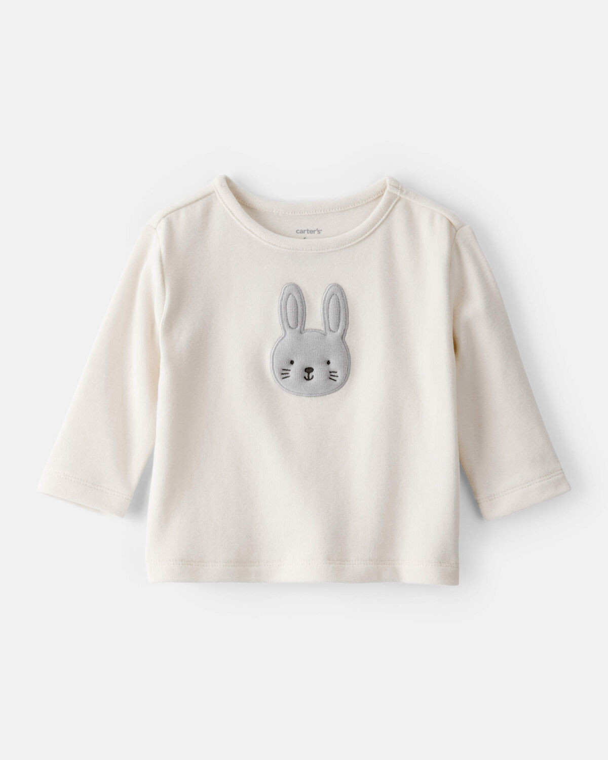 Baby Girl Bunny Long-Sleeve Tee - Ivory | Carter's Inc
