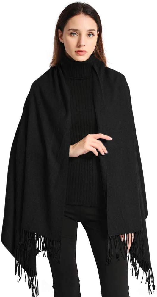 Pashmina Shawl Women Winter Scarf Warm Wedding Wraps Ladies Scarves for Evening Dresses | Amazon (US)