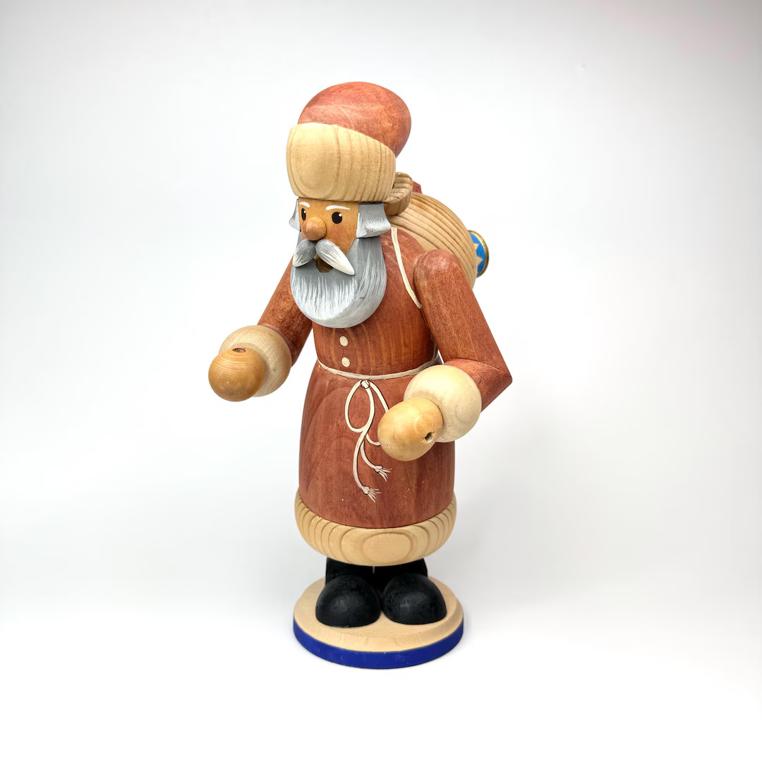 Vintage German Wooden Smoker Incense Burner, Old Christmas Santa Claus Figure With Liftable Body ... | Etsy (US)