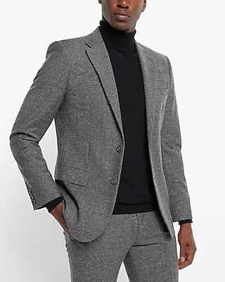 Extra Slim Charcoal Wool-Blend Suit Jacket | Express