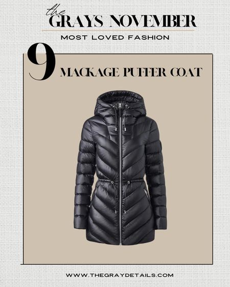 Best selling Mackage puffer jacket. Keep you so warm, I was a size m. Gifts for her, ski trip, coat

#LTKGiftGuide #LTKSeasonal #LTKtravel